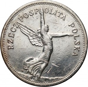 II RP, 5 zloty 1928, Varsavia, Nike