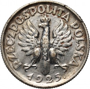 II RP, 1 złoty 1925, Londyn, Żniwiarka