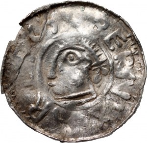 Nemecko, Sasko, Bernhard I 973-1011, denár, Lüneburg