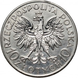 II RP, 10 zlotys 1933, Varsovie, Jan III Sobieski