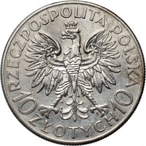 II RP, 10 zloty 1933, Warsaw, Romuald Traugutt