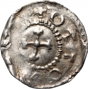 Nemecko, Švábsko, Otto III 983-1002, denár, Štrasburg