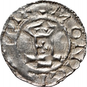Allemagne, Saxe, Otto III 983-1002, denier, Mayence