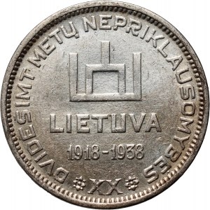 Litva, 10 litov 1938, 20. výročie vzniku republiky, A. Smetona