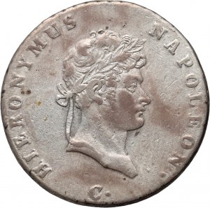 Germany, Westphalia, Jerome Napoleon, 2/3 Thaler 1811 C, Clausthal