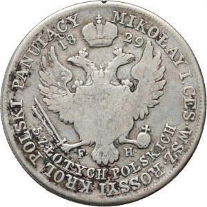 Kongress Königreich, Nikolaus I., 5 Zloty 1829 FH, Warschau