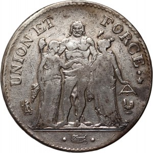 Frankreich, Republik, 5 Francs L' AN 11 A (1802), Paris