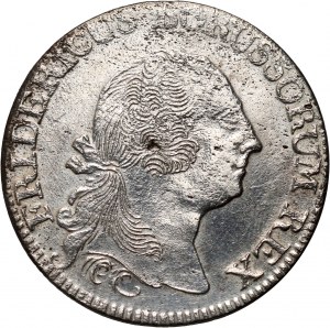 Germania, Brandeburgo-Prussia, Federico II, 8 centesimi 1759 A, Berlino