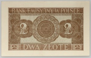 Governo generale, 2 zloty 1.08.1941, serie AF