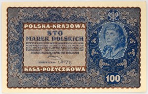 II RP, 100 poľských mariek 23.08.1919, IH séria Y