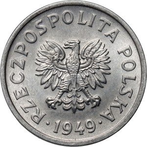 PRL, 20 groszy 1949, alluminio