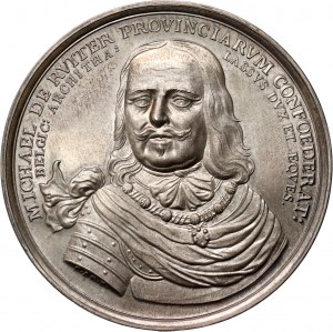 Netherlands, replica / restrike medal ND (1676), Death of Admiral Michiel de Ruyter