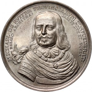 Nizozemsko, replika medaile bez data (1676), Smrt admirála Michiela de Ruytera