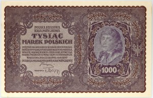 II RP, 1000 marchi polacchi 23.08.1919, 1a serie CT