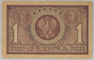 II RP, 1 poľská marka, 17.05.1919, séria IAZ