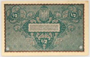 II RP, 1/2 polské značky 7.02.1920