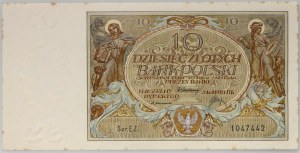 II RP, 10 złotych 20.07.1929, seria EZ.