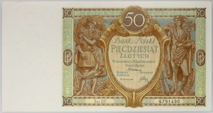 II RP, 50 zloty 1.09.1929, DF series.