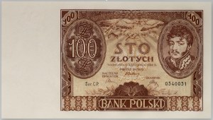 II RP, 100 zloty 9.11.1934, CP series.