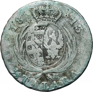 Duchy of Warsaw, Frederick August I, 1/3 thaler 1813 IB, Warsaw