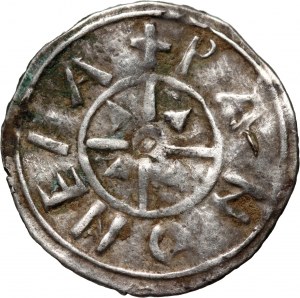 Maďarsko, Ondrej I. 1046-1060, denár bez dátumu