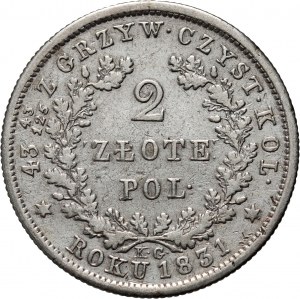 Insurrezione di novembre, 2 zloty 1831 KG, Varsavia