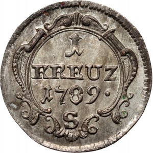 Germany, Brandenburg-Bayreuth, Charles Alexander, Kreuzer 1789 S
