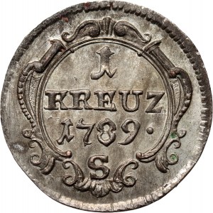 Německo, Brandenburg-Bayreuth, Karl Alexander, krajcar 1789 S