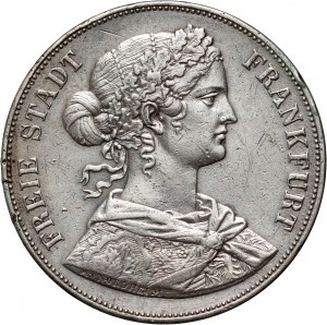 Germania, Francoforte, 2 talleri 1861