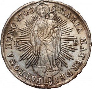 Ungarn, Maria Theresia, Taler 1743 KB, Kremnica