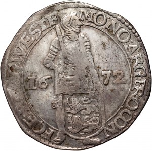 Pays-Bas, Frise occidentale, Ducat d'argent 1672