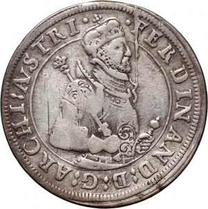 Autriche, Tyrol, Ferdinand II 1564-1595, thaler sans date, Salle