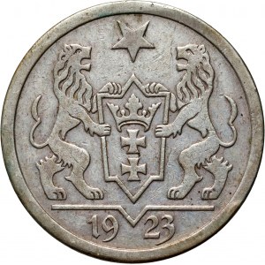 Wolne Miasto Gdańsk, 2 guldeny 1923, Utrecht, Koga