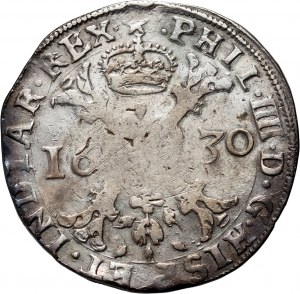 Niderlandy Hiszpańskie, Filip IV, patagon 1630, Maastricht