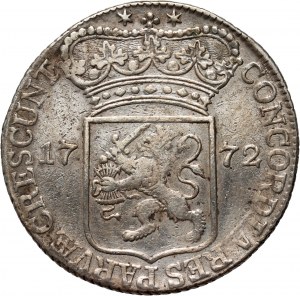 Nizozemsko, Zeeland, stříbrný dukát 1772, Middelburg