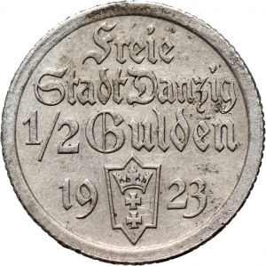 Freie Stadt Danzig, 1/2 Gulden 1923, Utrecht, Koga