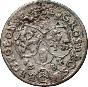 Giovanni III Sobieski, sei penny 1684 TLB, Bydgoszcz