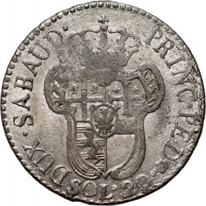 Italia, Sardegna, Vittorio Amedeo III, 20 soldi 1796