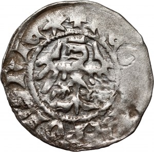 Władysław Jagiełło 1386-1434, demi-penny, Cracovie, référence AS.