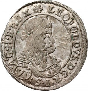 Rakousko, Leopold I, 6 krajcars 1674 IAN, Graz