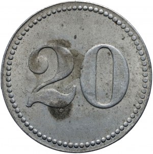 20 fenig Token, Kattowitz, Kohlebergwerk 