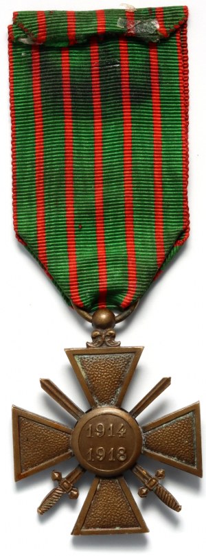 France, Croix de guerre 1914-1918 avec étoile de bronze
