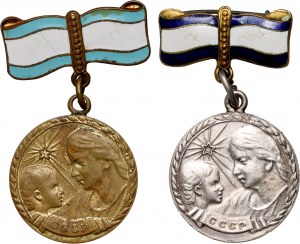 Russie, URSS, Médaille de la maternité, première et deuxième classe