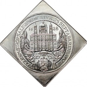 Austria, Salisburgo, fermaglio d'argento, 300 anni della Cattedrale di Salisburgo, Restrike