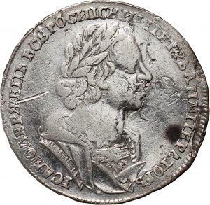 Russia, Pietro I, rublo 1725, Krasny Dvor