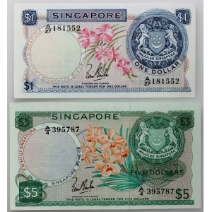 Singapore, dollaro (1967), 5 dollari (1967)