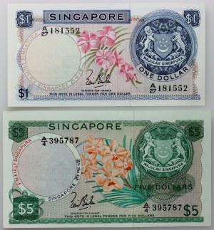 Singapur, dolar (1967), 5 dolarów (1967)