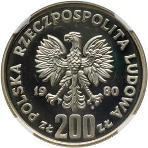 Repubblica Popolare di Polonia, 200 zloty 1980, Kazimierz Odnowiciel