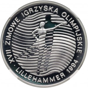 Third Polish Republic, PLN 300,000 1993, XVII Winter Olympic Games Lillehammer 1994