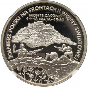 Third Polish Republic, 200000 zlotys 1994, Polish soldier on the fronts of World War II - Monte Cassino